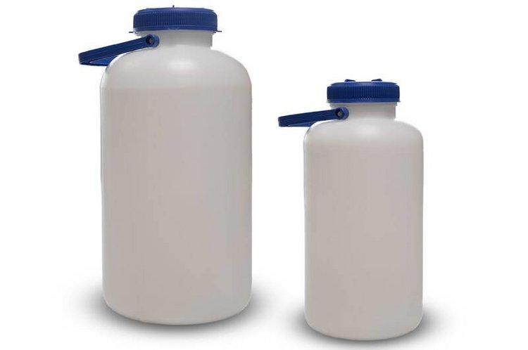 Lagerflaschen, PE-HD, ohne Hahn