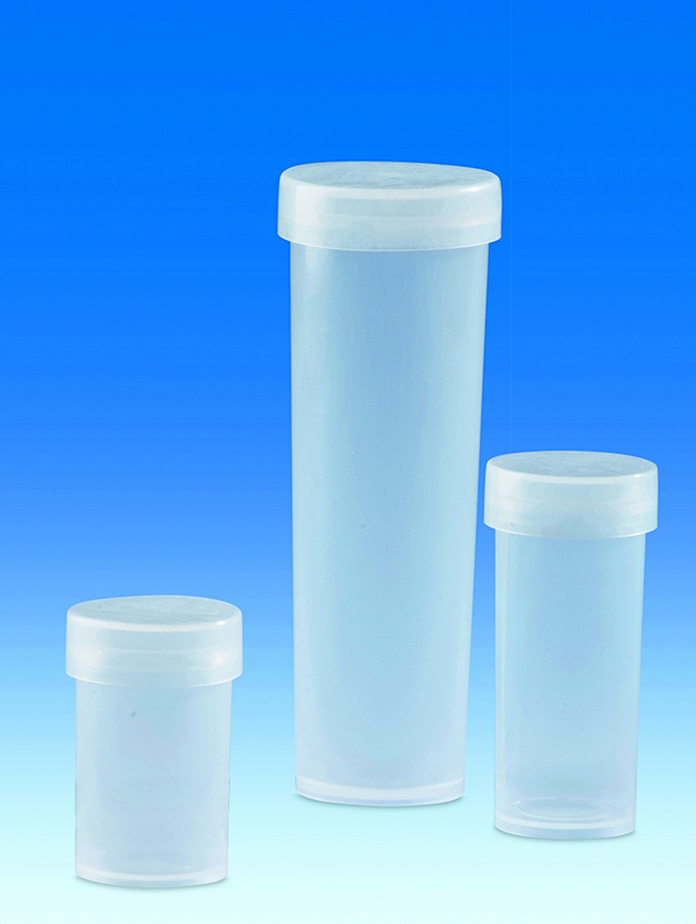 Pack of 10 14g tare Weight 40mm OD x 69mm Height 60mL Capacity Kartell 261154-0005 Polypropylene Autoclavable Weighing Bottle with Polypropylene Lid 